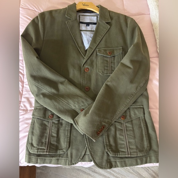 Tommy Hilfiger Olive and Gray Outerwear - Picture 2 of 13